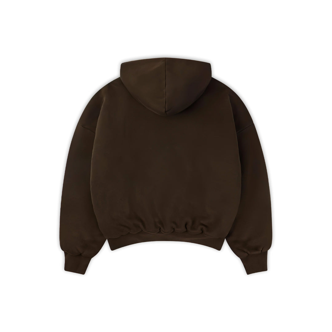 "MIDNIGHT SEDUCTION" Espresso Brown Hoodie