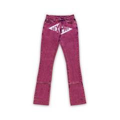 "STACKED LOGO" Bloody Valentine Red Jeans