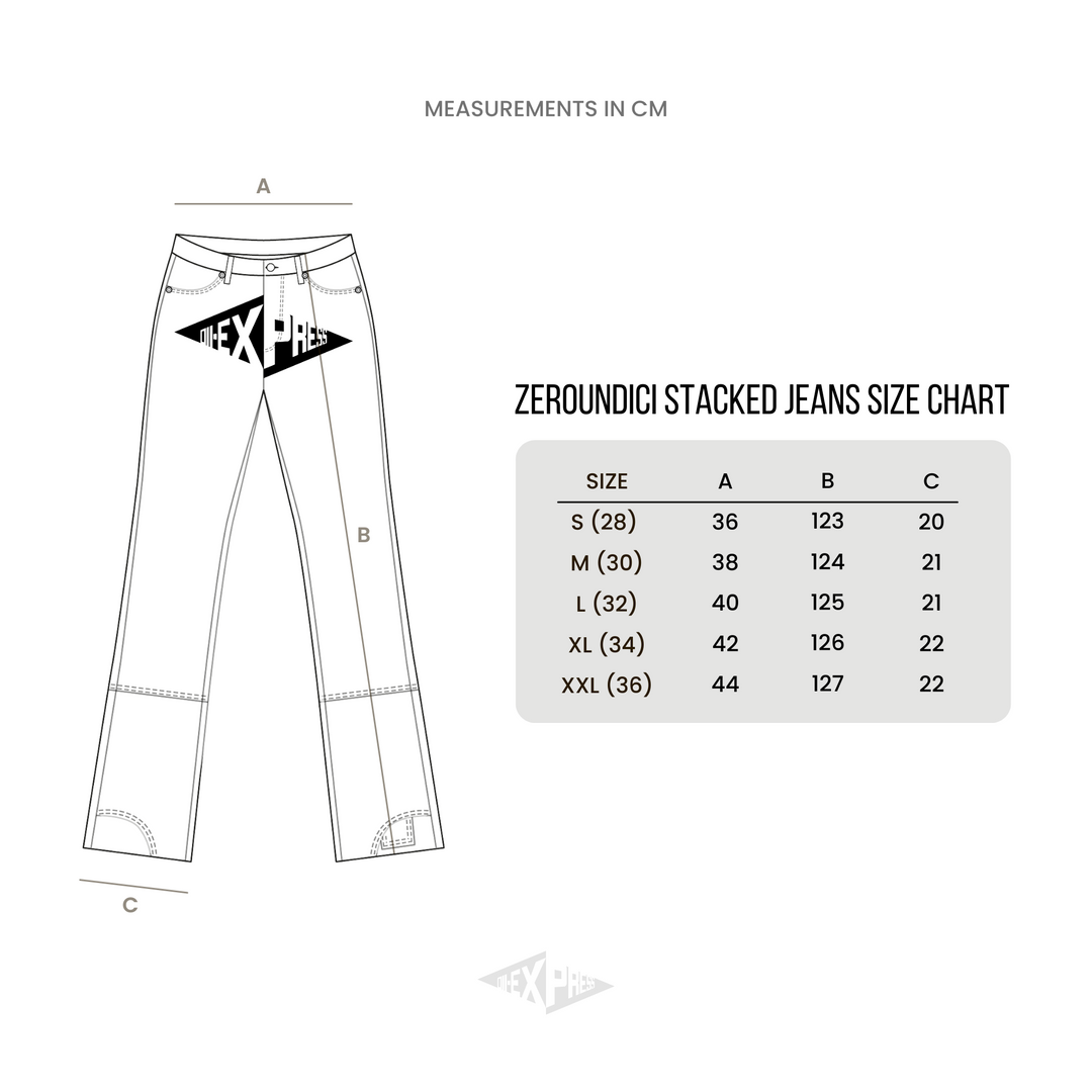 "STACKED LOGO" Bloody Valentine Red Jeans
