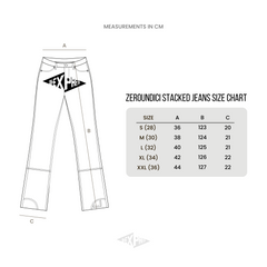 "STACKED LOGO" BLOODY VALENTINE RED JEANS