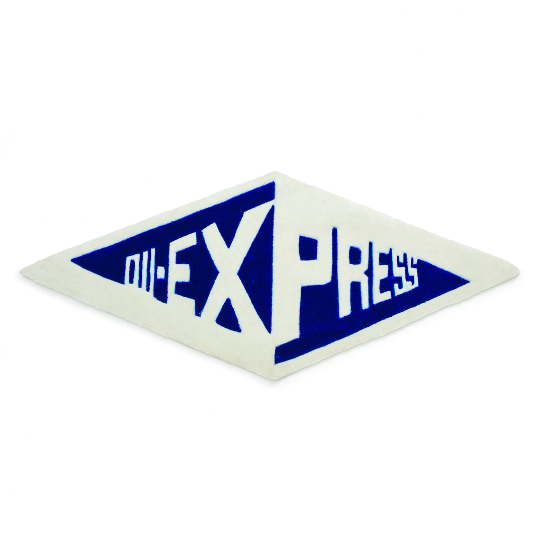 HANDMADE WHITE 3D LOGO RUG (PRE-ORDER) - 011-EXPRESS 