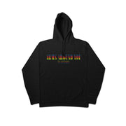 “ARMS AROUND YOU” - Black/Rainbow F&F Hoodie - 011-EXPRESS 