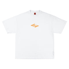 "KATANA LAVA" White Tee - 011-EXPRESS 